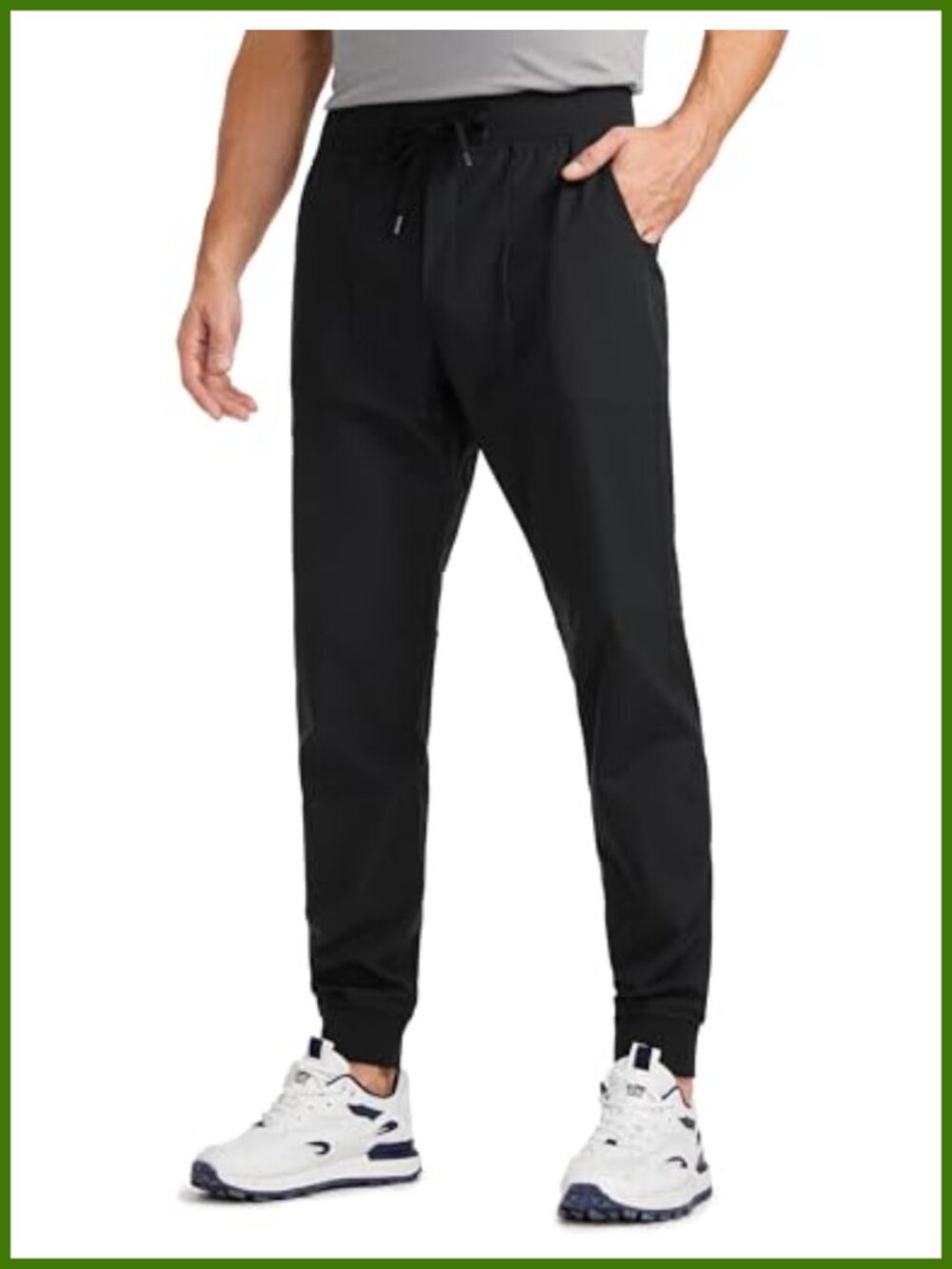 CRZ YOGA Pull-On Golf Joggers Slim Tapered Athletic Pants